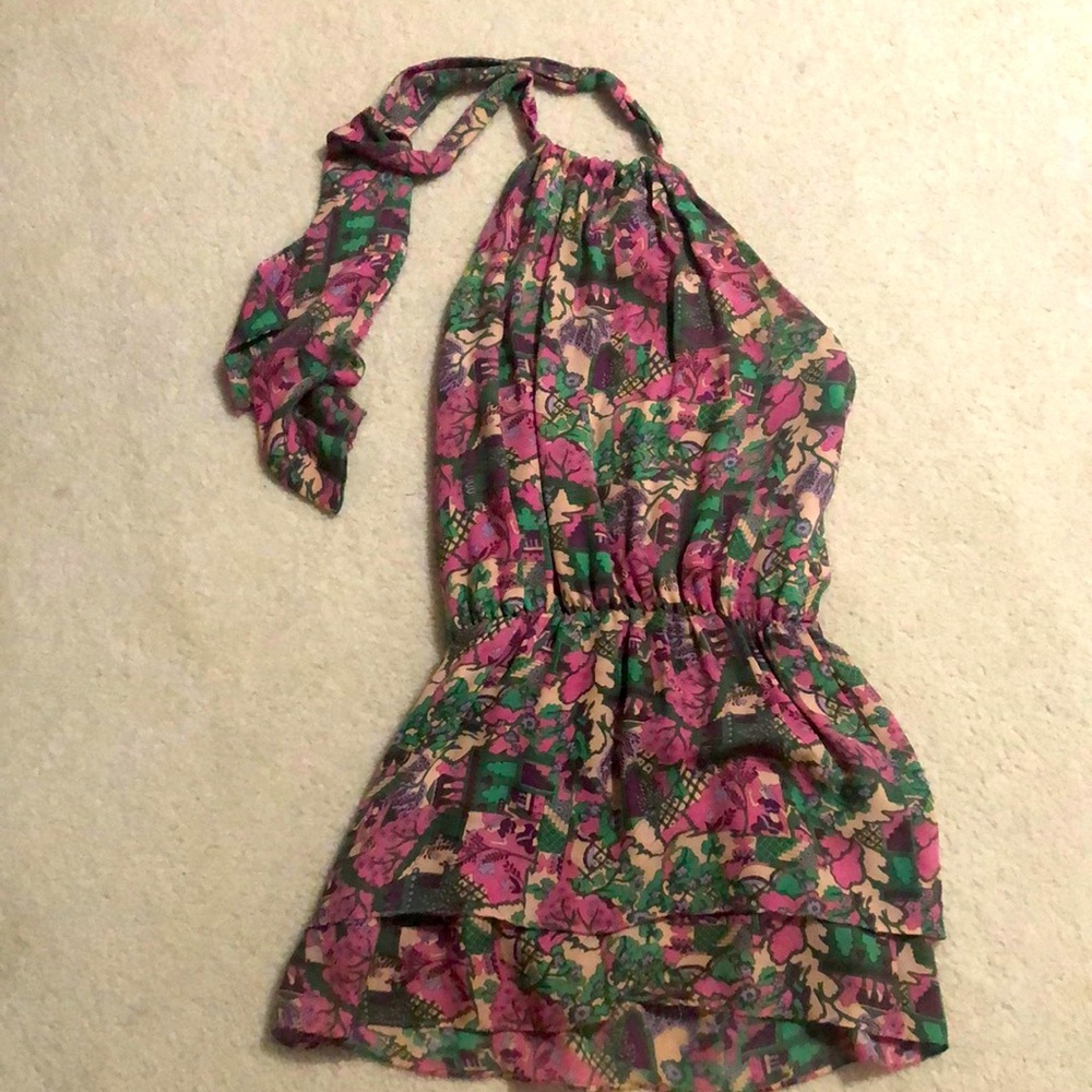 Josh Brody vintage 100% silk mini dress